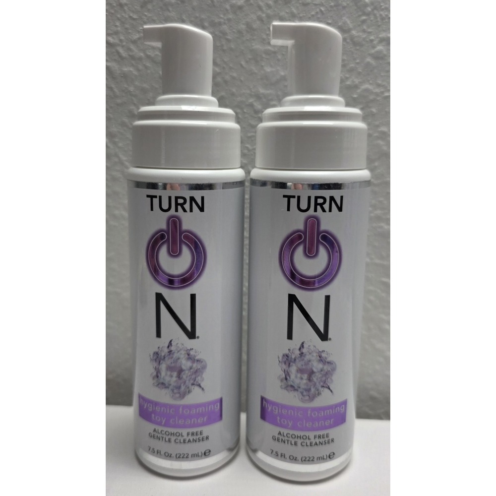 Turn On Hygienic Foaming Toy Cleaner 7.5 Ounce - Pack of 2